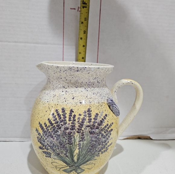 French Aegitna Vallauris Provencal Style Pitcher - Picture 5 of 6